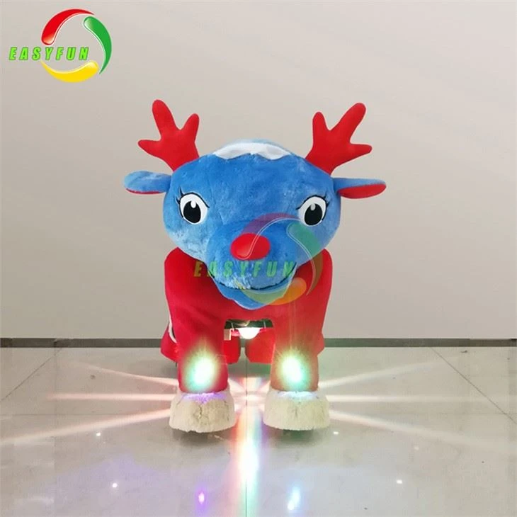 Electric Plush Walking Animal Rides